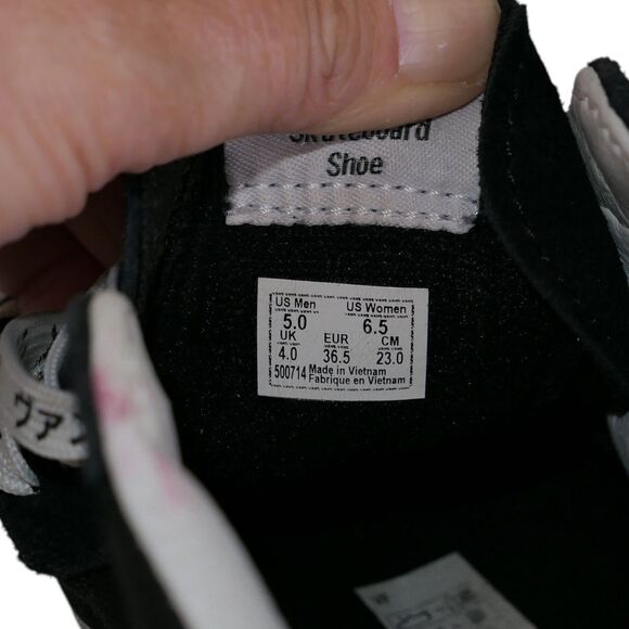 VANS Sk8- Reissue High Tiger Check W 6.5 M 5 Black White Japanese Streetwear - Picture 12 of 13